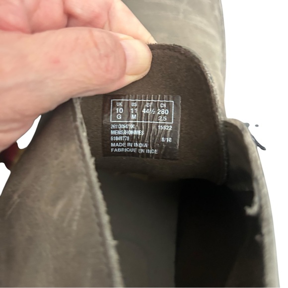 Clarks Men’s Bushacre 2 Chukka Boots 26130579 Brown Leather Size 11 main image 6